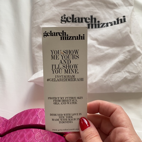 Gelareh Mizrahi Python Clutch | NWOT - Picture 3 of 5